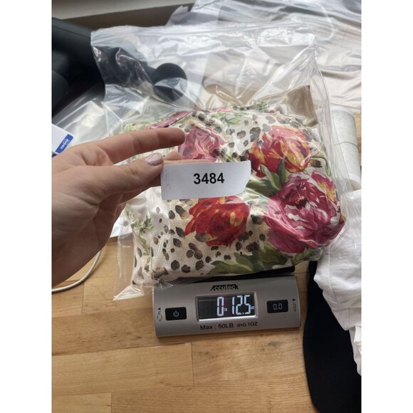 Mixed Media Floral Silk Linen Blazer 14 Animal Print Rose Artsy Chic Statement - Picture 8 of 8